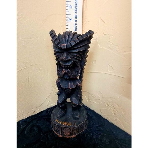Long Life Tiki; Hawaii; VTG KC Company Traditional / Souvenir; 7" Tall - Picture 6 of 11